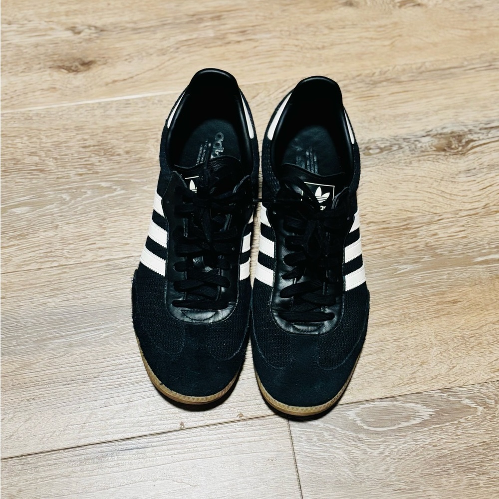 Adidas Gazalke Black and White Striped Sneakers